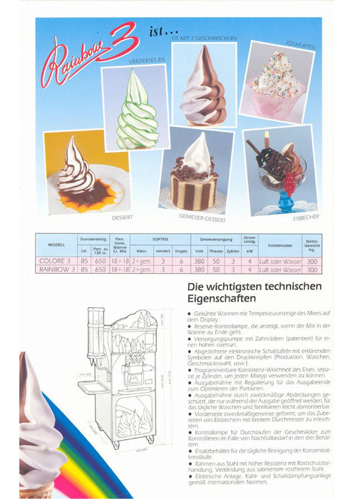 Carpigiani Colore 3 DF soft ice cream machine - Factory refurbished with 1 year warranty! (Year of manufacture 2009) - krae - store.com