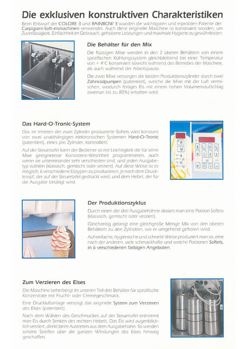 Carpigiani Colore 3 DF soft ice cream machine - Factory refurbished with 1 year warranty! (Year of manufacture 2009) - krae - store.com