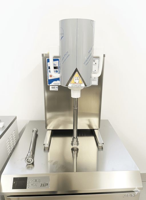 Carpigiani Turbomix EXHIBITION/SEMINAR DEVICE with 2x emulsifying rods (year of manufacture 2023): Your professional mixing and emulsifying device for perfect ice cream mixes - krae - shop.com