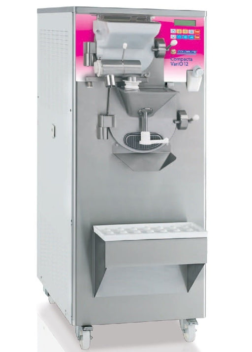 Coldelite Compacta Vario 12 Silver ice cream maker - Factory refurbished with 1 year warranty! (Year of manufacture 2017) - krae-shop.com