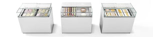 ISA Delta View DLT 80 ice cream display case: The compact professional ice cream display case for maximum performance in the smallest of spaces - krae - shop.com