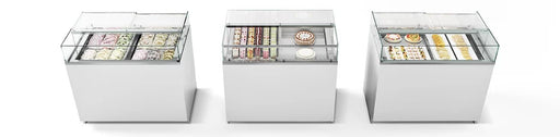ISA Delta View DLT 80 ice cream display case: The compact professional ice cream display case for maximum performance in the smallest of spaces - krae - shop.com