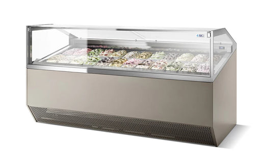 ISA Supercapri Gelato - Pastry ice cream display case - krae - store.com