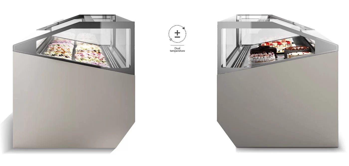 ISA Supercapri Gelato - Pastry ice cream display case - krae - store.com
