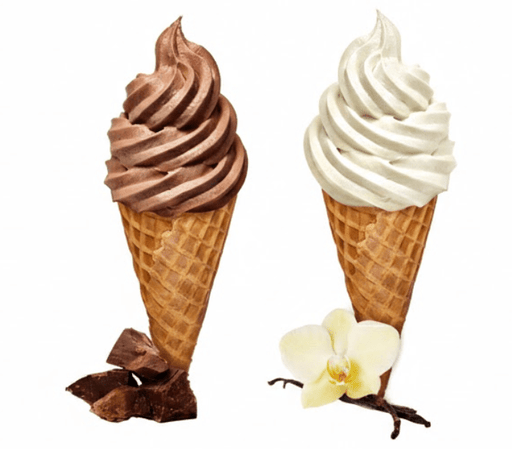 Sunny's Soft Ice Cream Liquid Mix Vanilla & Chocolate – The simple formula for perfect ice cream enjoyment - krae - shop.com