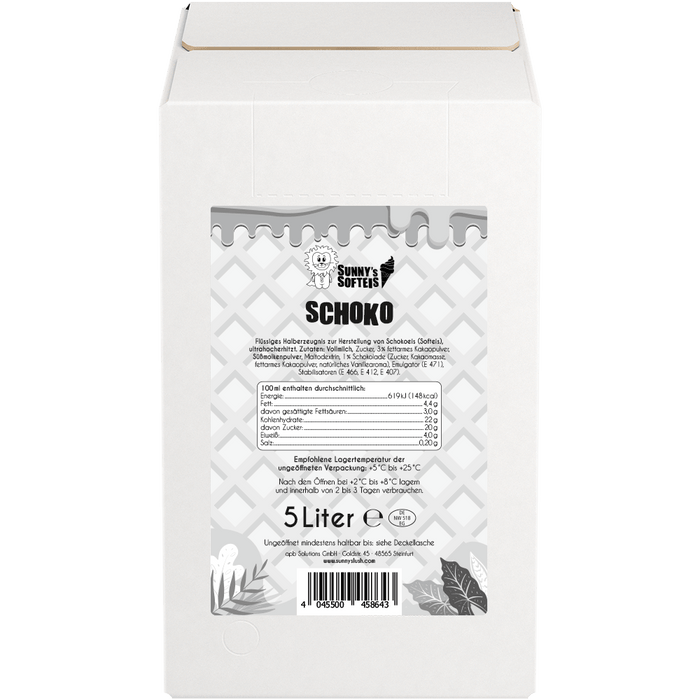 Sunny's Soft Ice Cream Liquid Mix Vanilla & Chocolate – The simple formula for perfect ice cream enjoyment - krae - shop.com